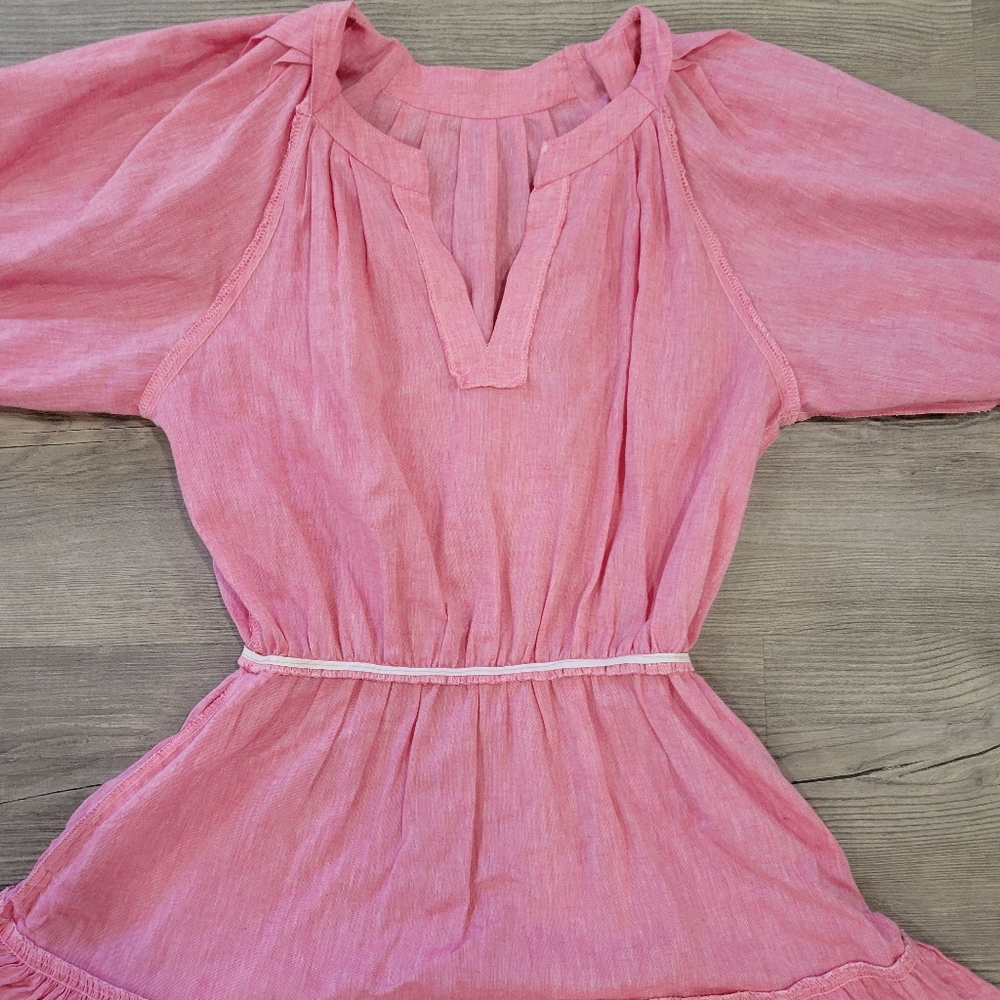 Willa Story Linen Midi Dress Size Small - Picture 16 of 16